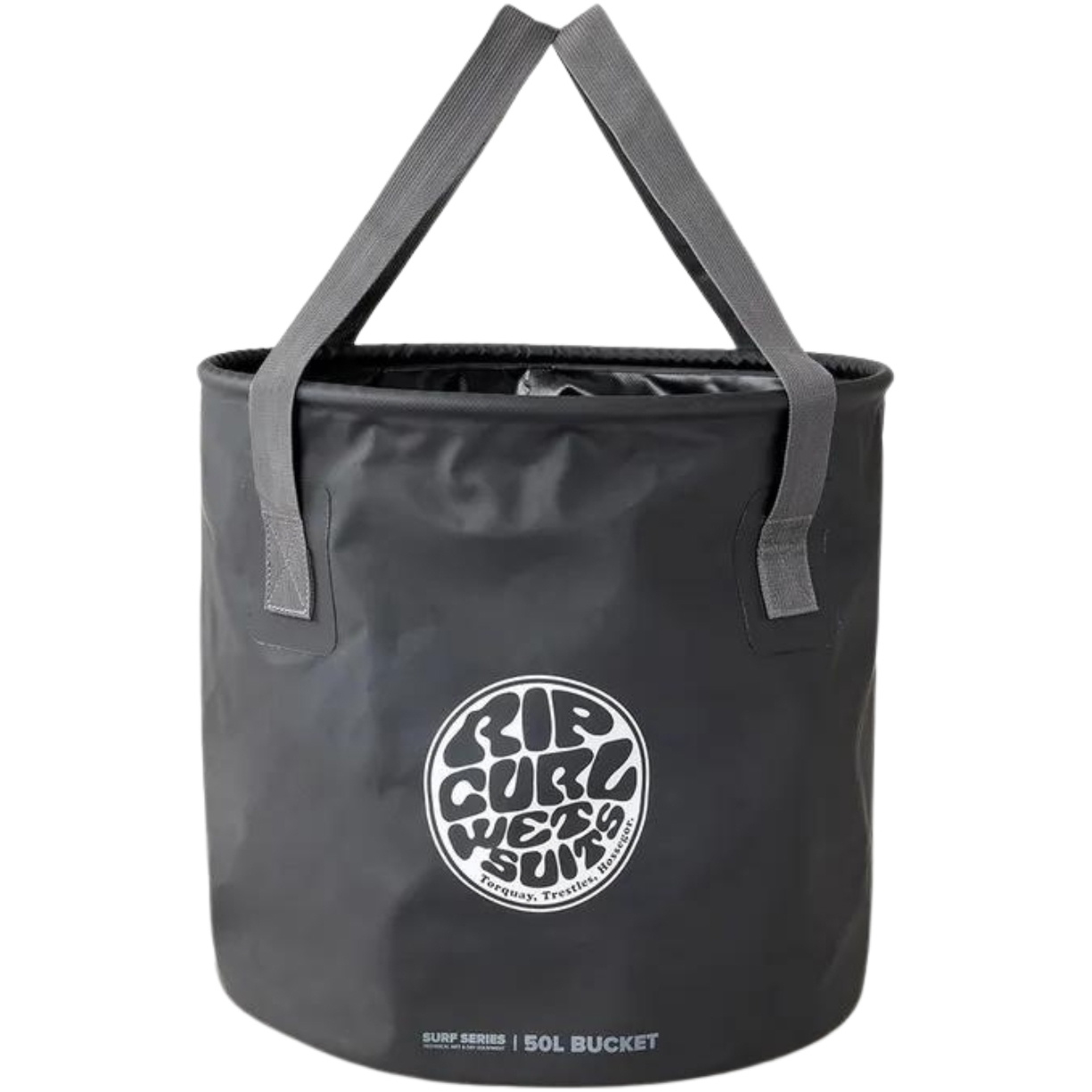 2026 Rip Curl Surf Series 50L Changing Bucket 14RMUT - Black / Grey